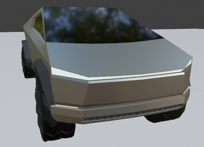 Tesla model Free low-poly 3D model_2