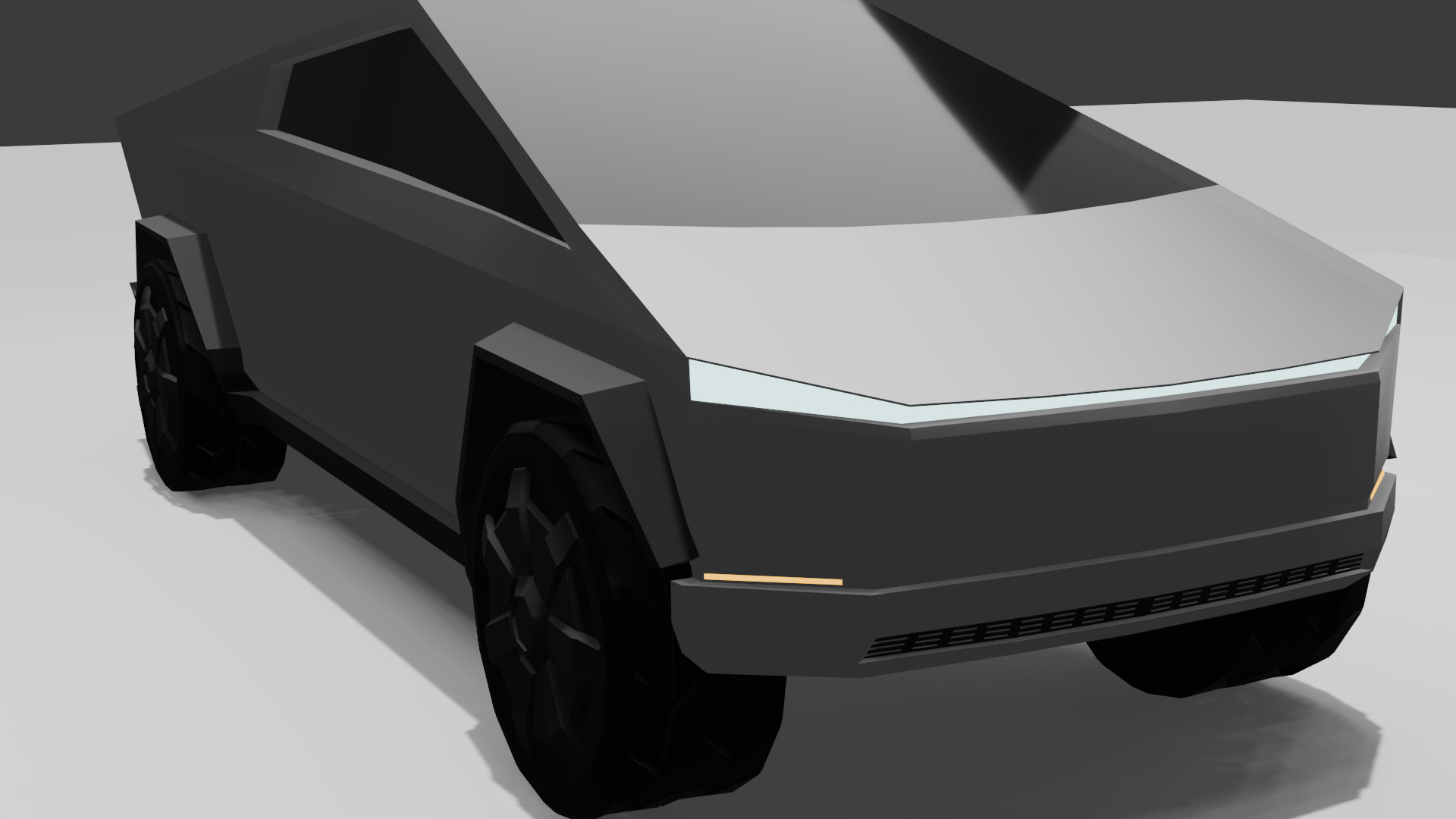 Tesla model Free low-poly 3D model_4