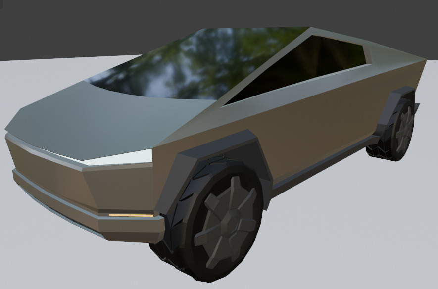 Tesla model Free low-poly 3D model_8