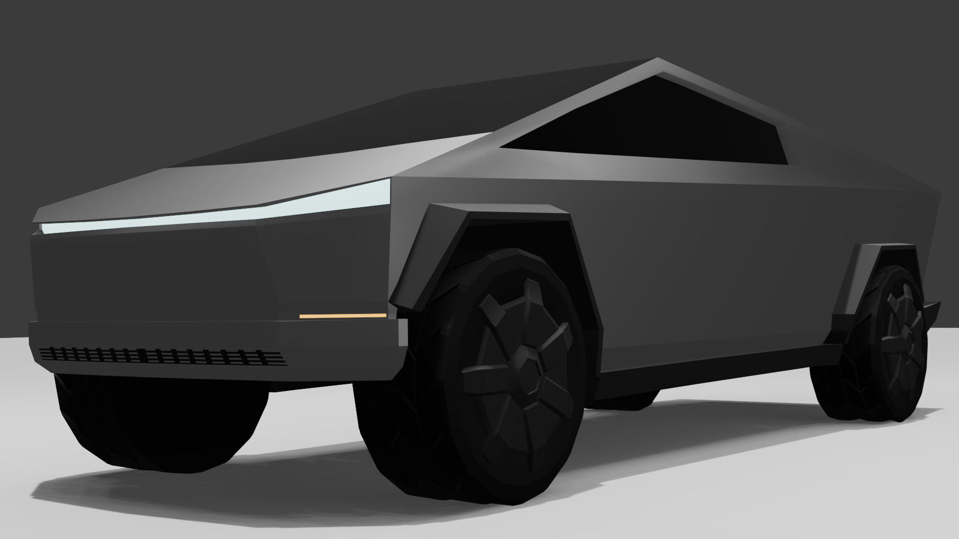 Tesla model Free low-poly 3D model_5