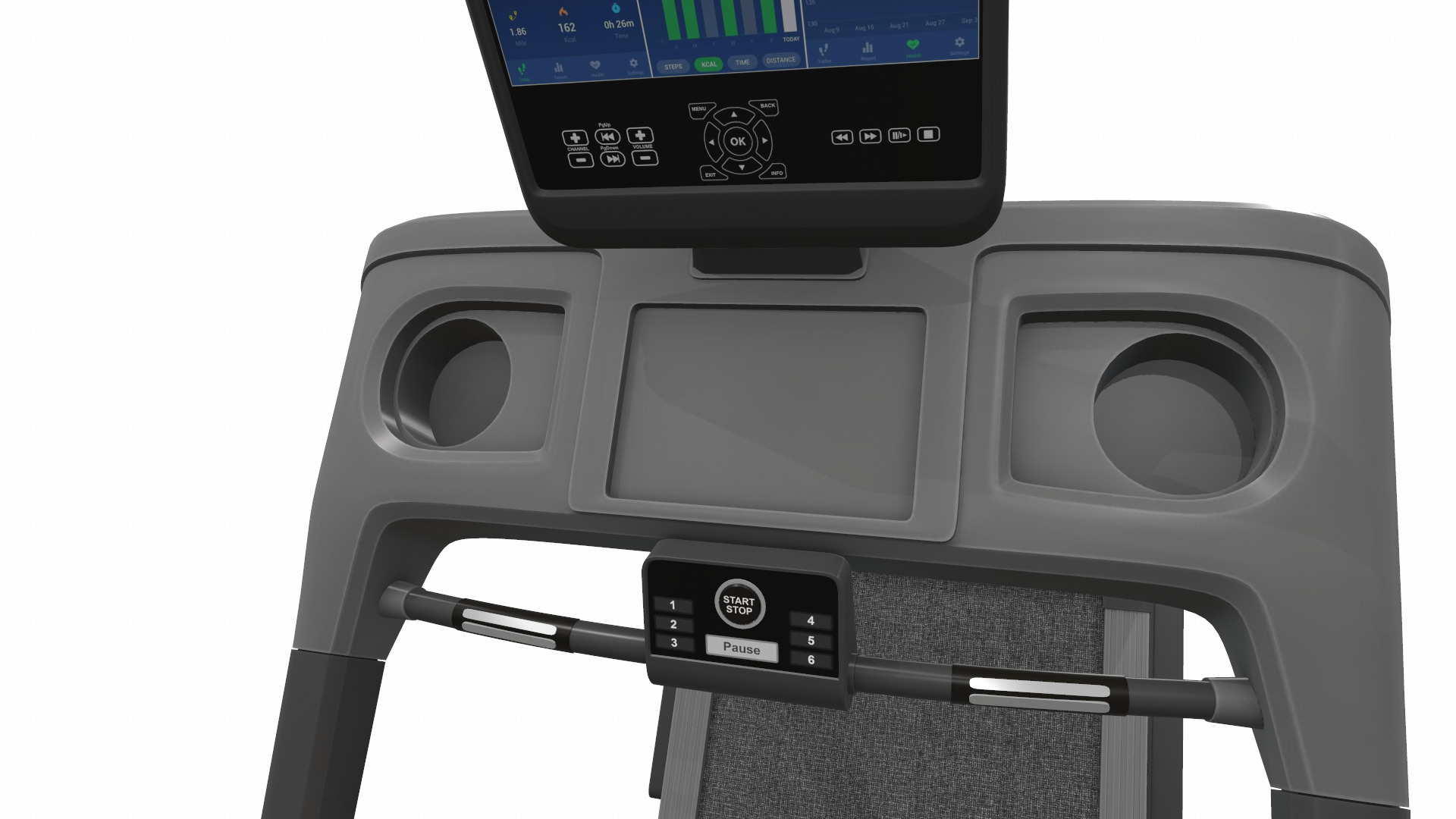 Treadmill fitlogic 3D model_7
