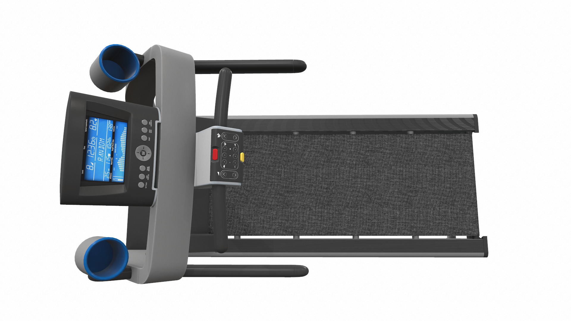 Treadmill life fitness 3D model_5