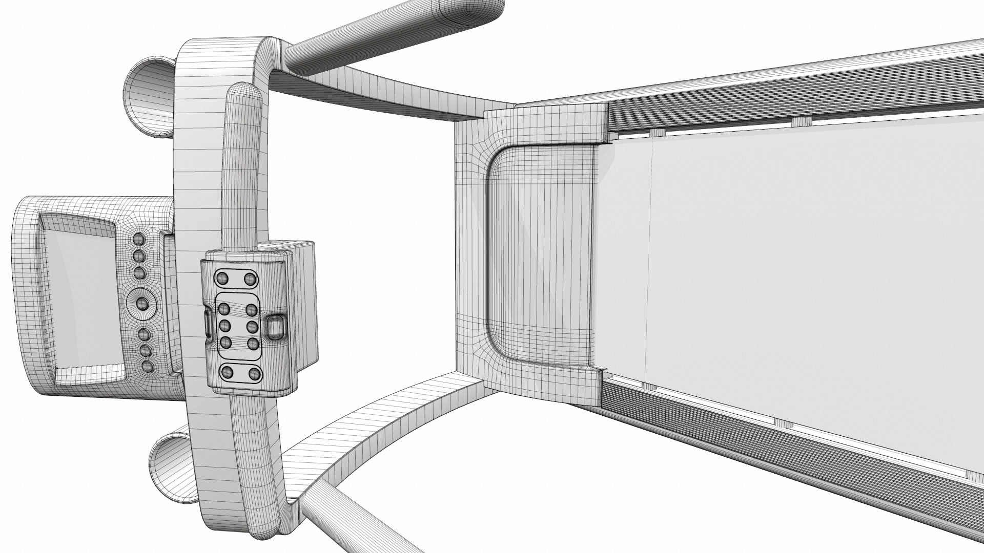 Treadmill life fitness 3D model_15
