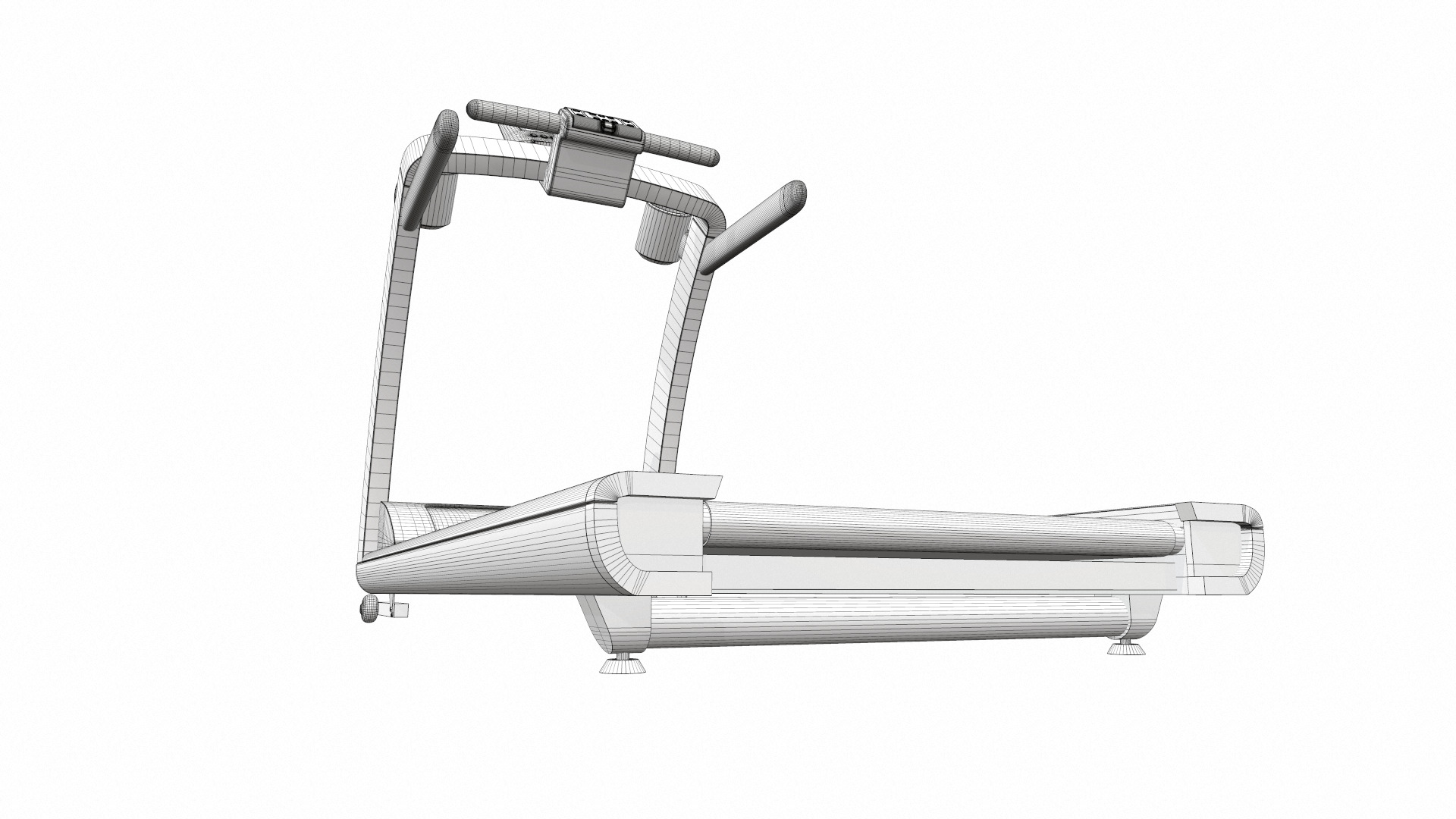 Treadmill life fitness 3D model_9