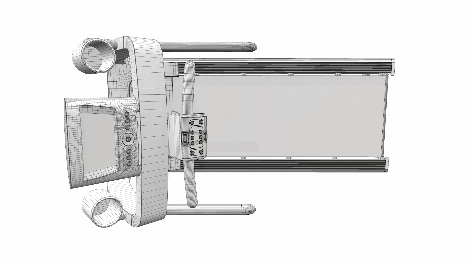 Treadmill life fitness 3D model_14