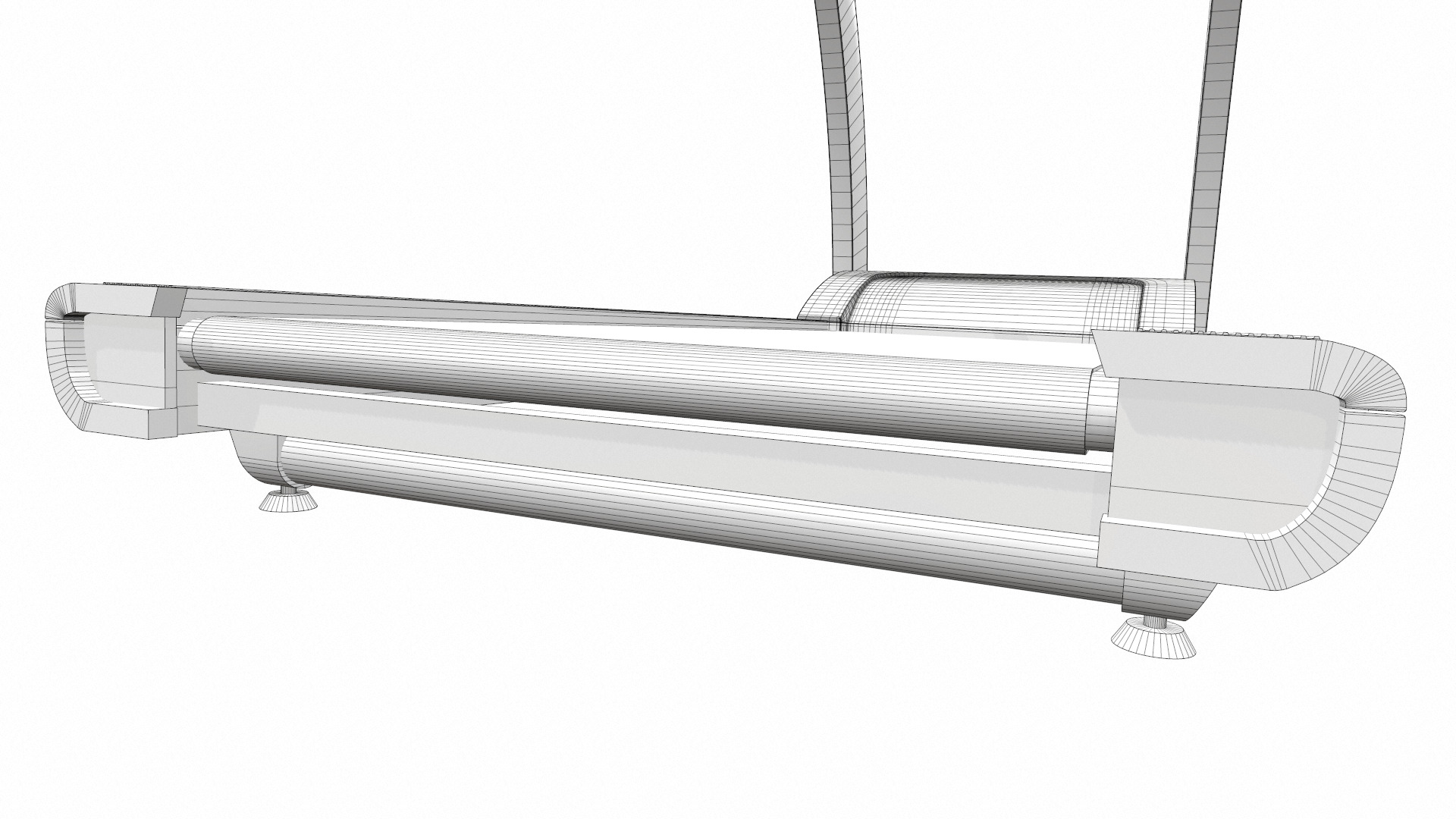 Treadmill life fitness 3D model_16