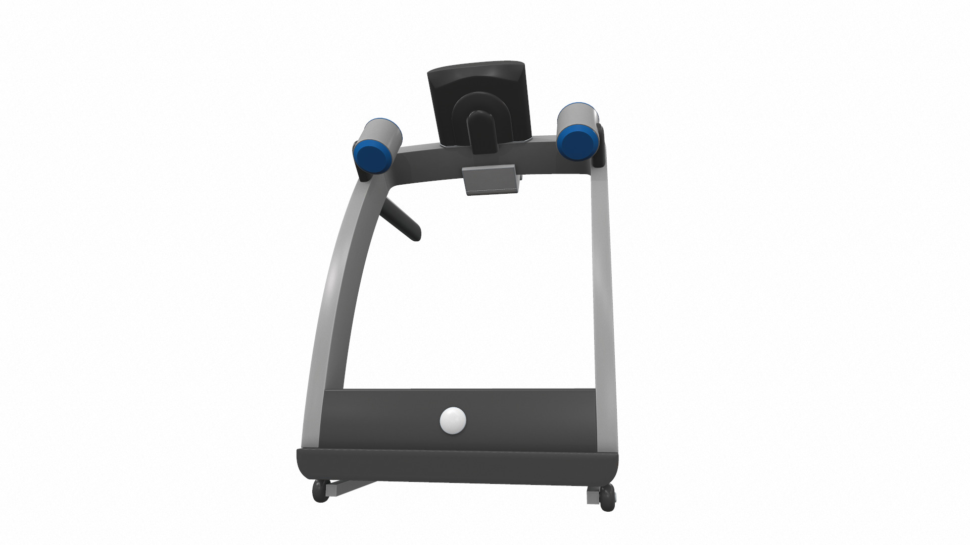 Treadmill life fitness 3D model_2
