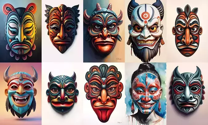 Mask bundle 42 pack 100 obj