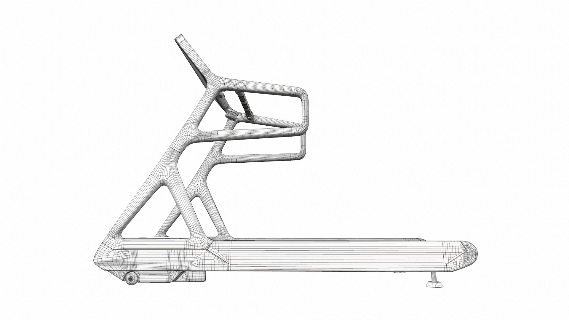 Treadmill technogym 3D model_10