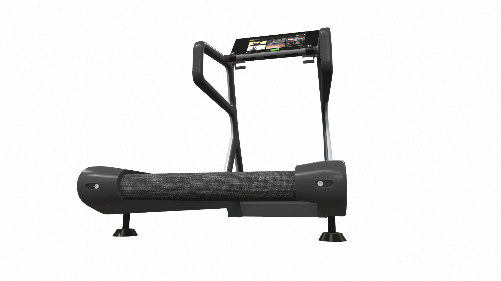 Treadmill technogym 3D model_3