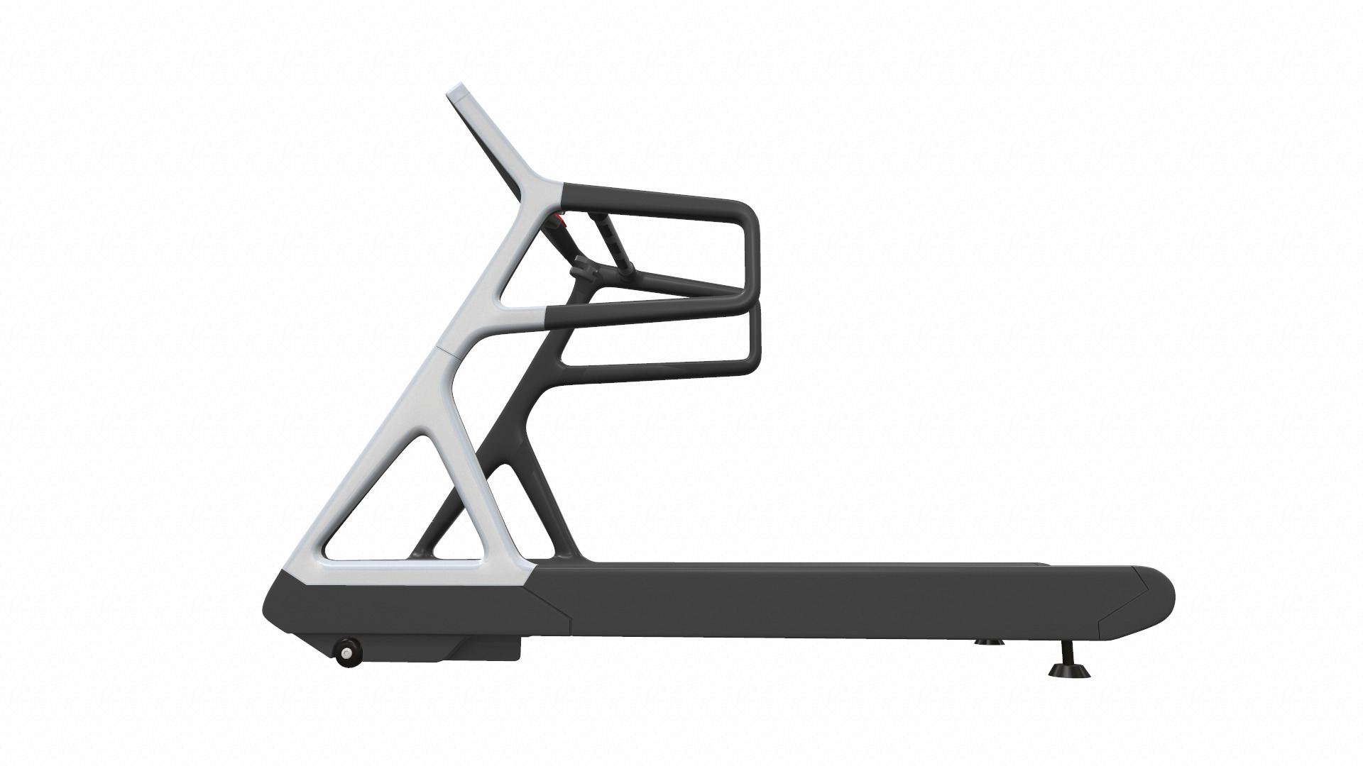 Treadmill technogym 3D model_1