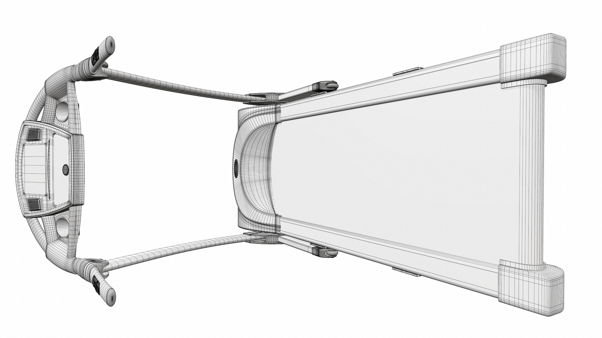 Treadmill  fitness 3D model_16