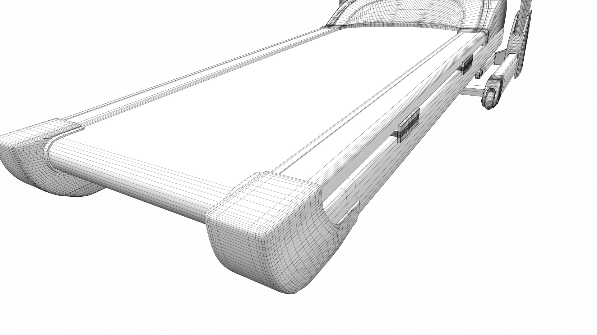 Treadmill  fitness 3D model_18