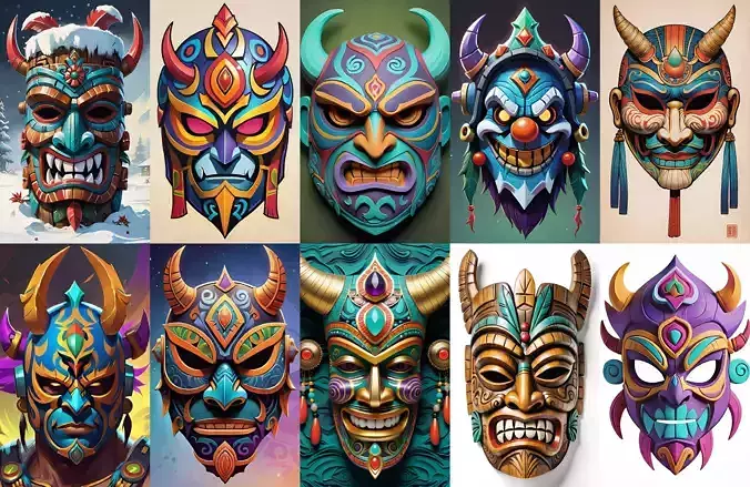 Mask bundle 22 pack 100 obj