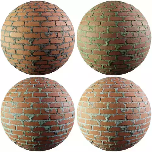 Brick Wall With Mortar - Seamless