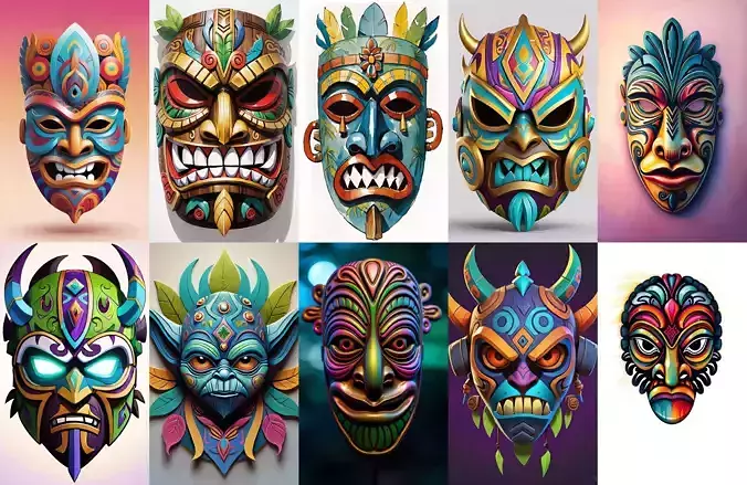 Mask bundle 17 pack 100 obj