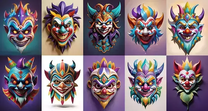 Mask bundle 11 pack 100 obj