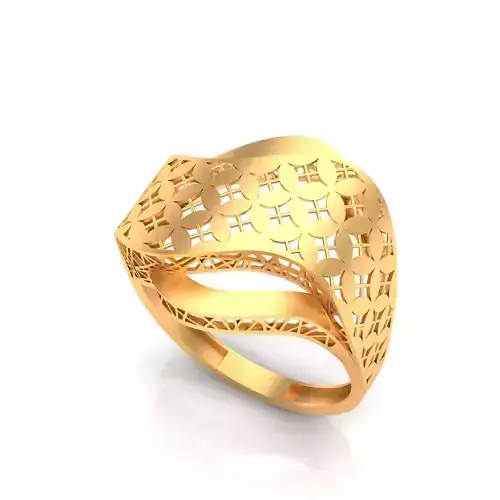 fusion women gold ring