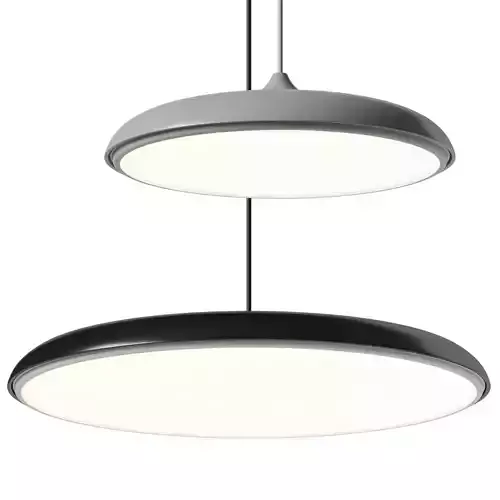 Saucer suspension light by Lumray