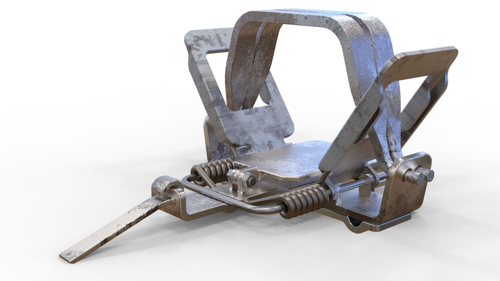 Coil Spring Traps 3D print model_4