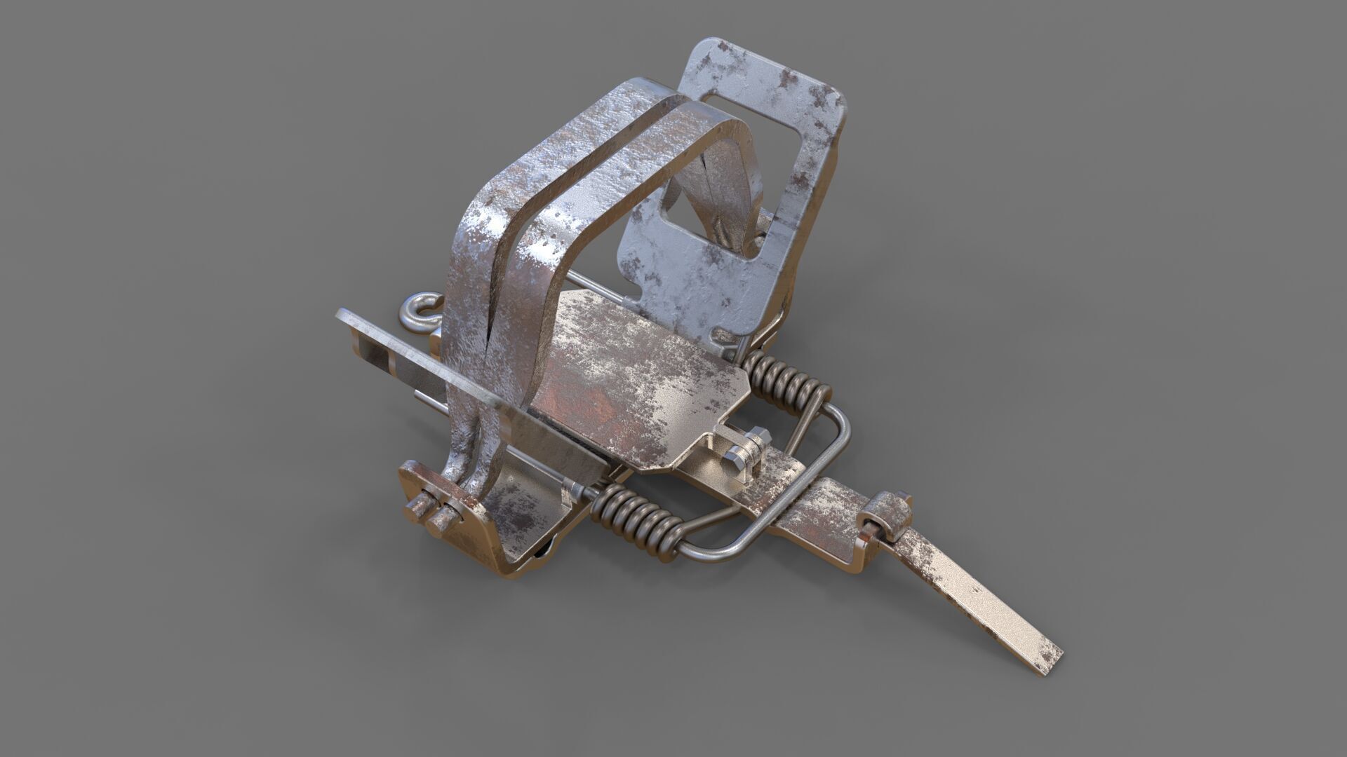 Coil Spring Traps 3D print model_7