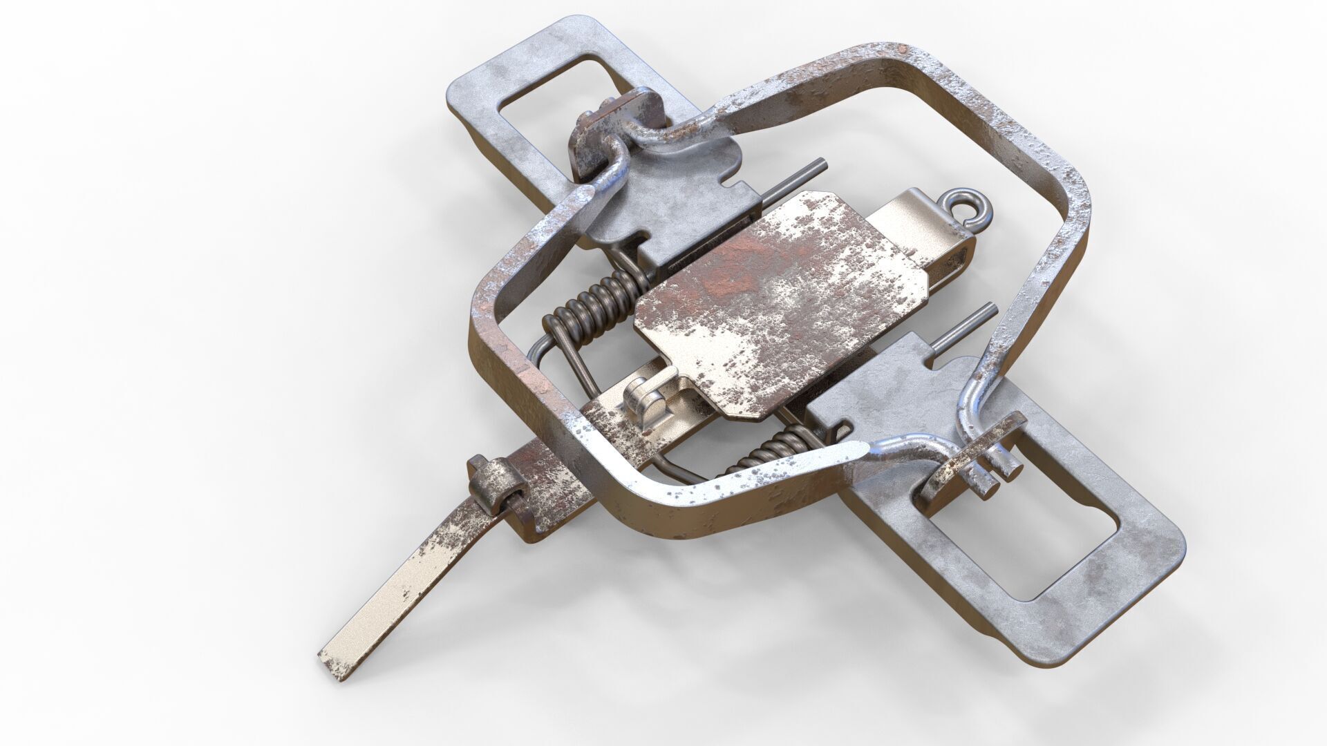 Coil Spring Traps 3D print model_5