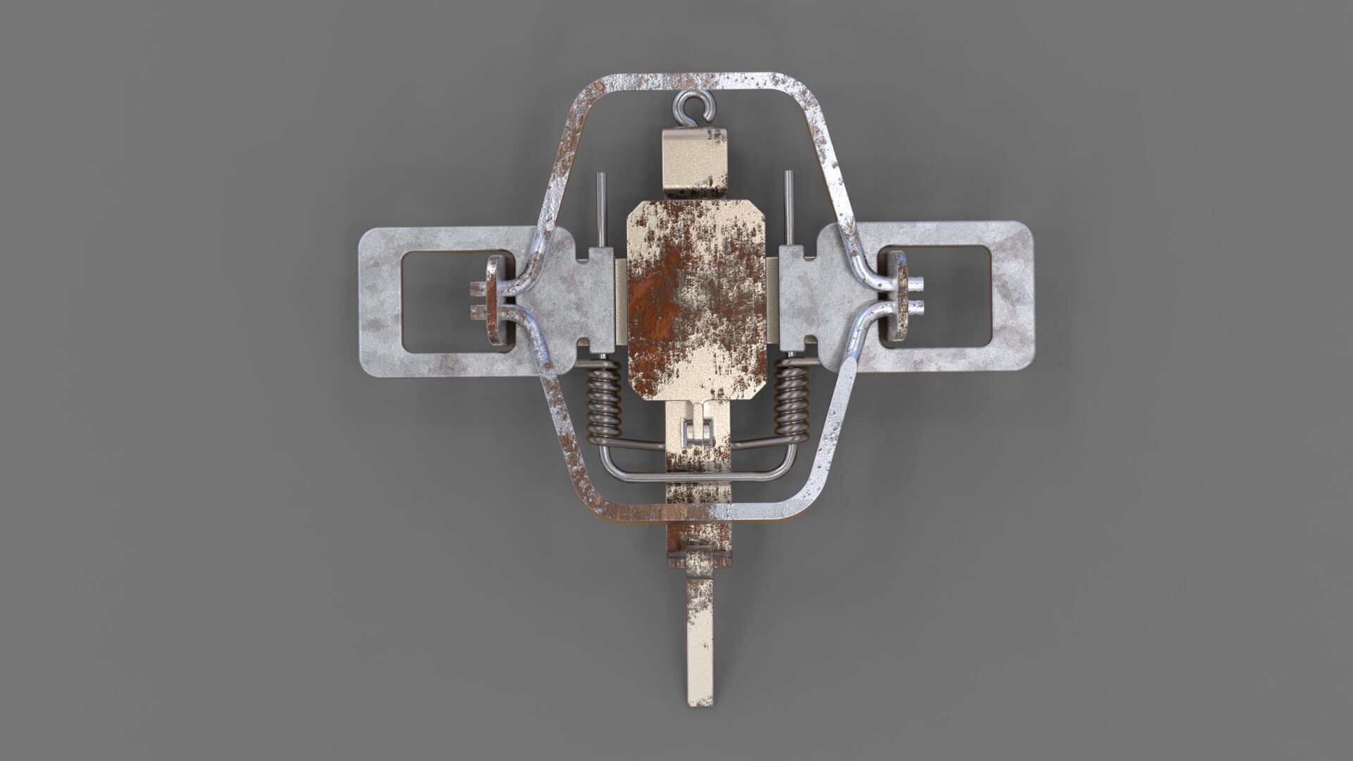 Coil Spring Traps 3D print model_10