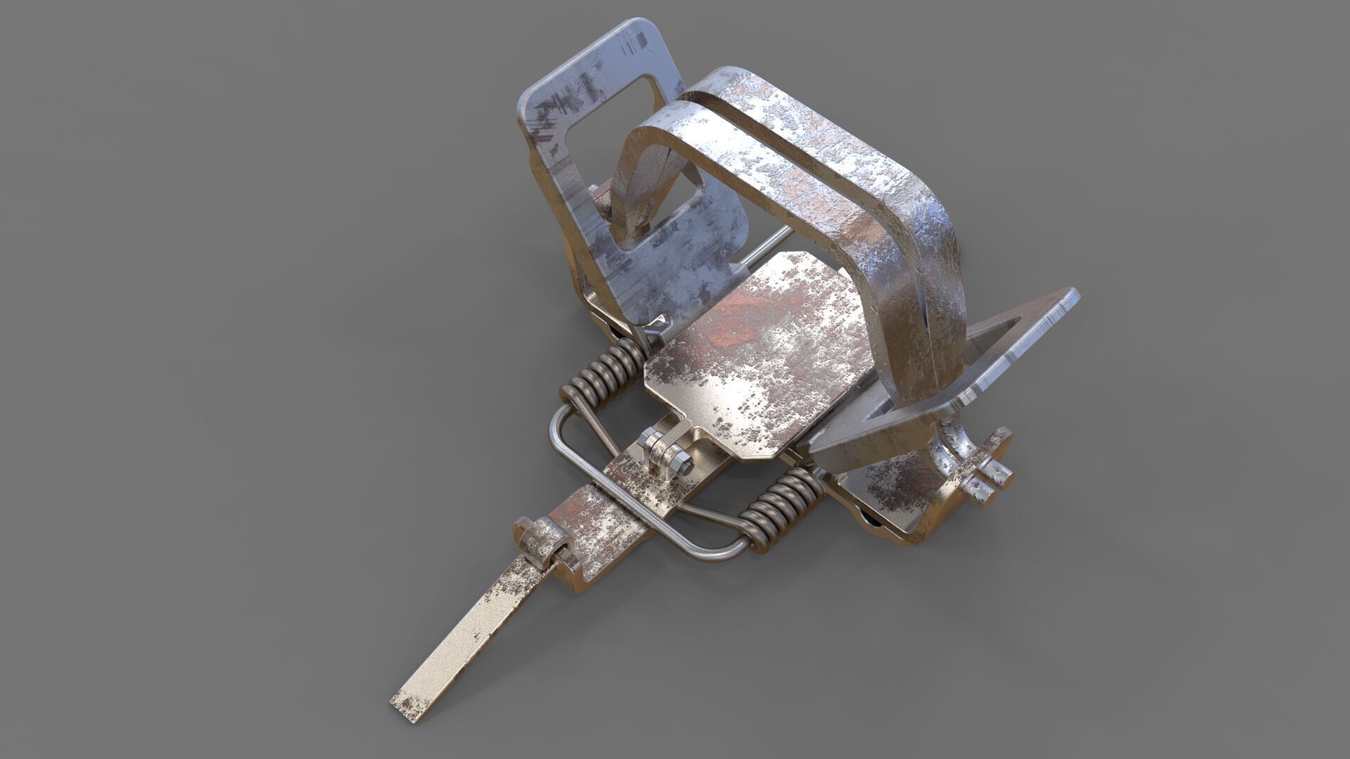 Coil Spring Traps 3D print model_6