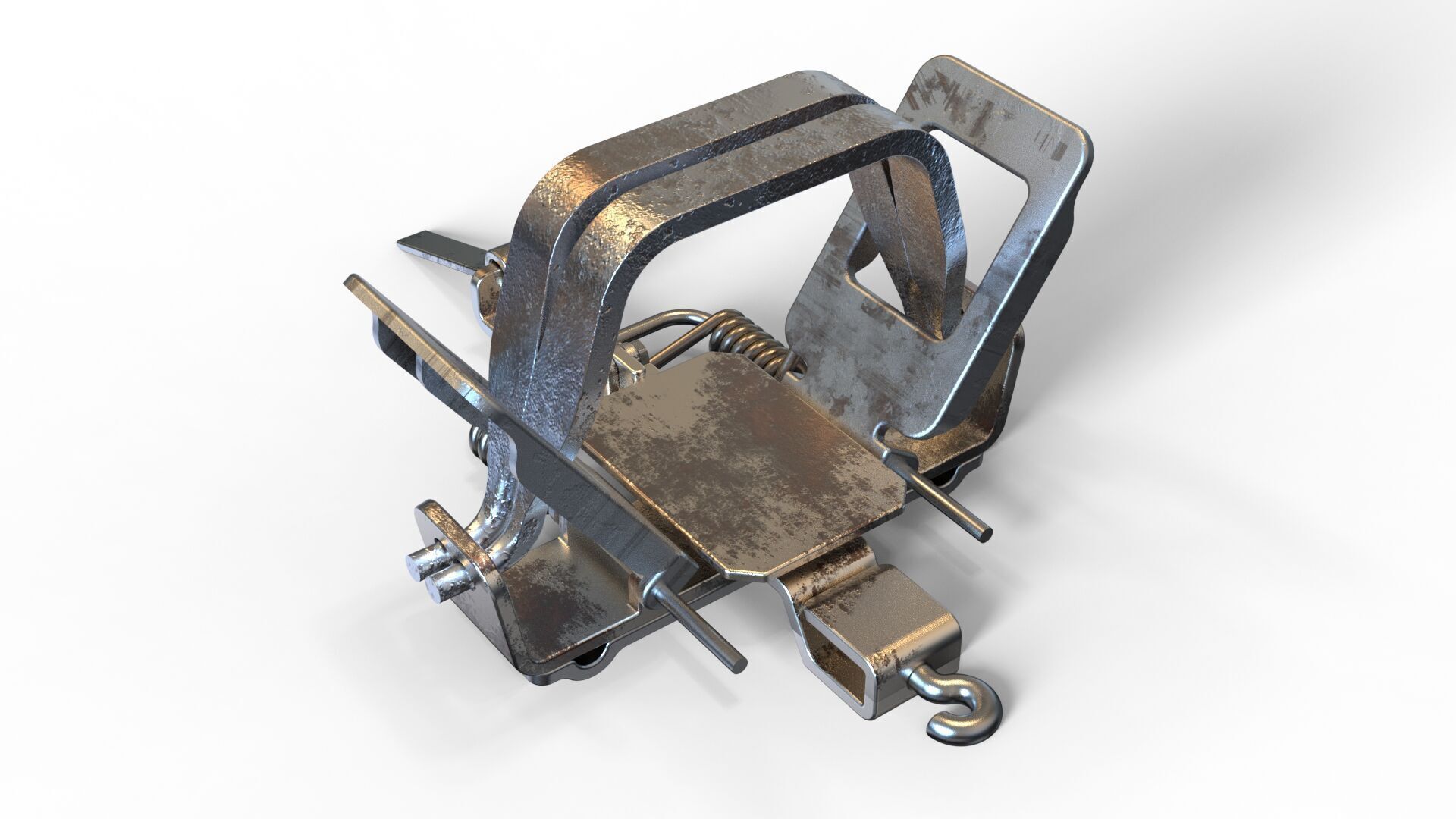 Coil Spring Traps 3D print model_21