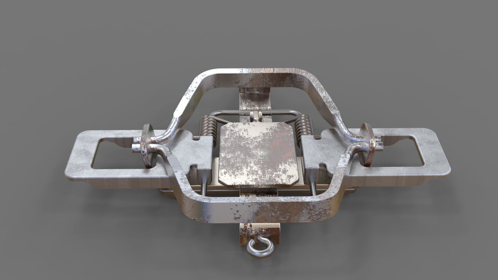 Coil Spring Traps 3D print model_2