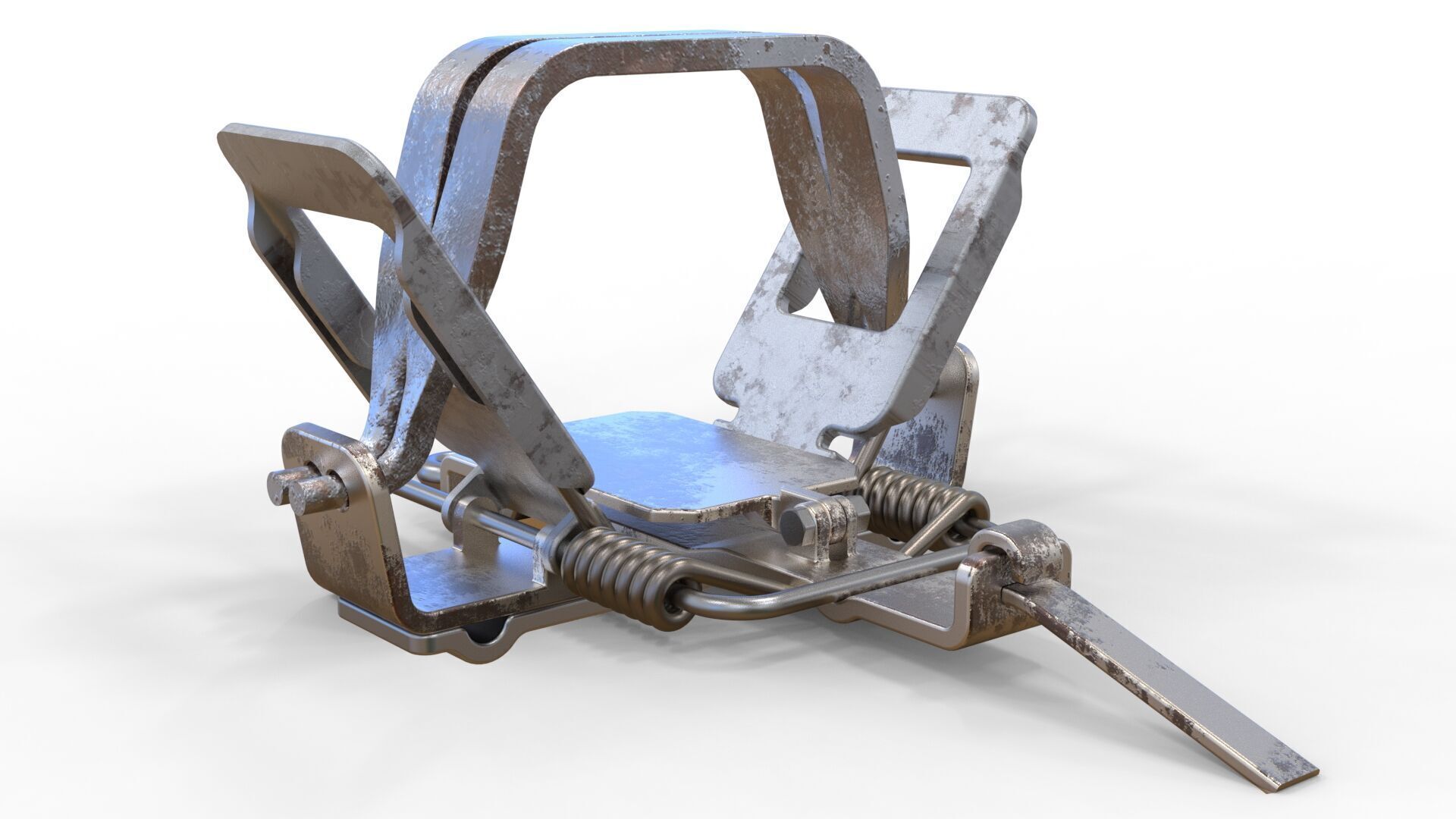 Coil Spring Traps 3D print model_3