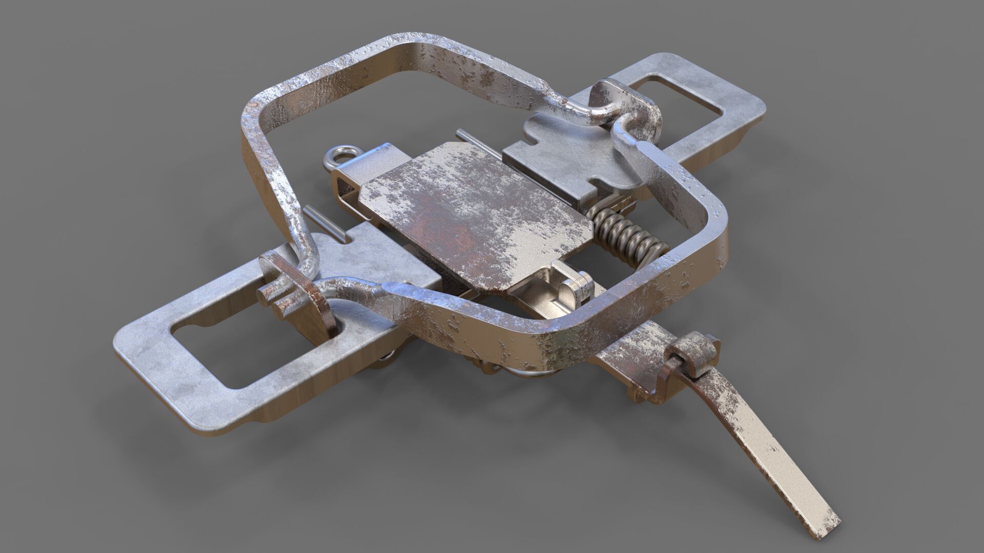 Coil Spring Traps 3D print model_11