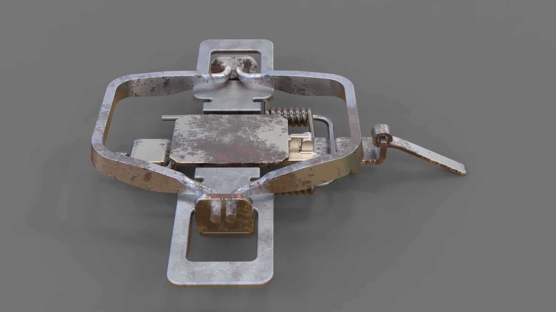 Coil Spring Traps 3D print model_13