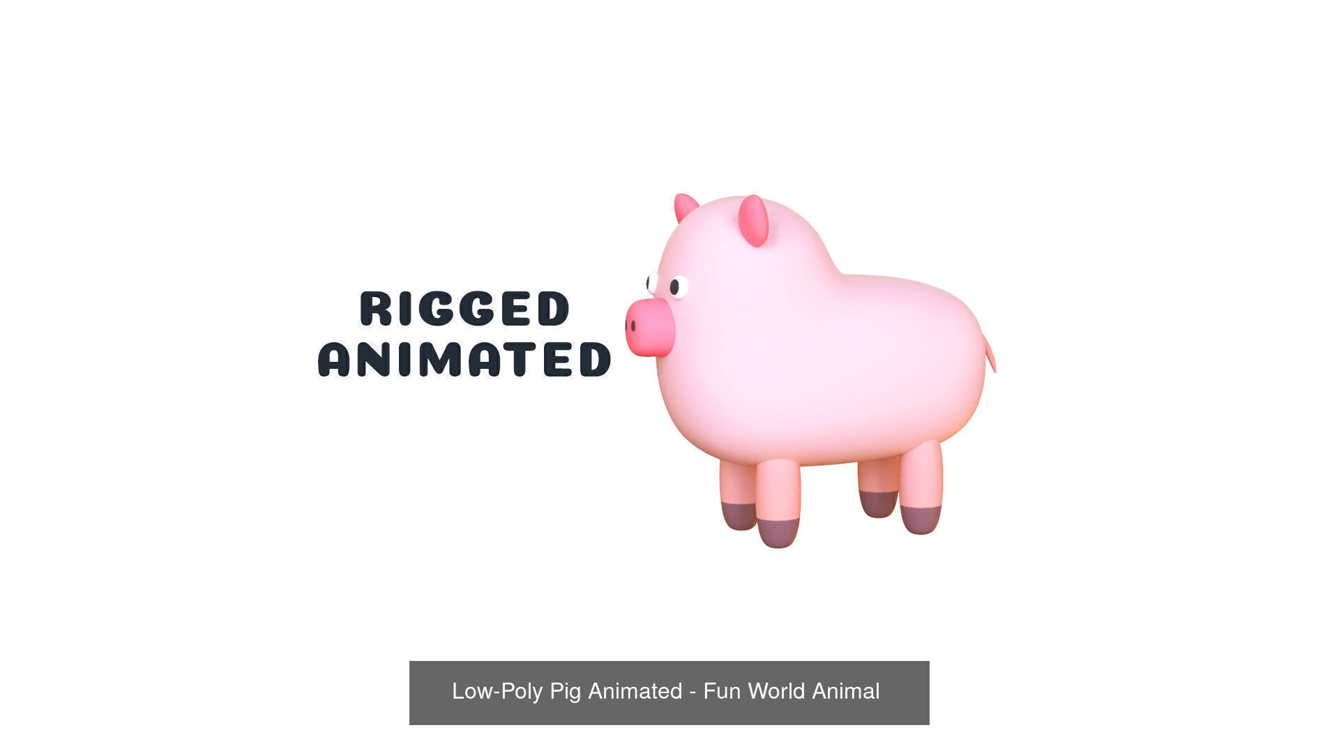 Fun World - Farm Animals Vol 1 3D Model Collection_20