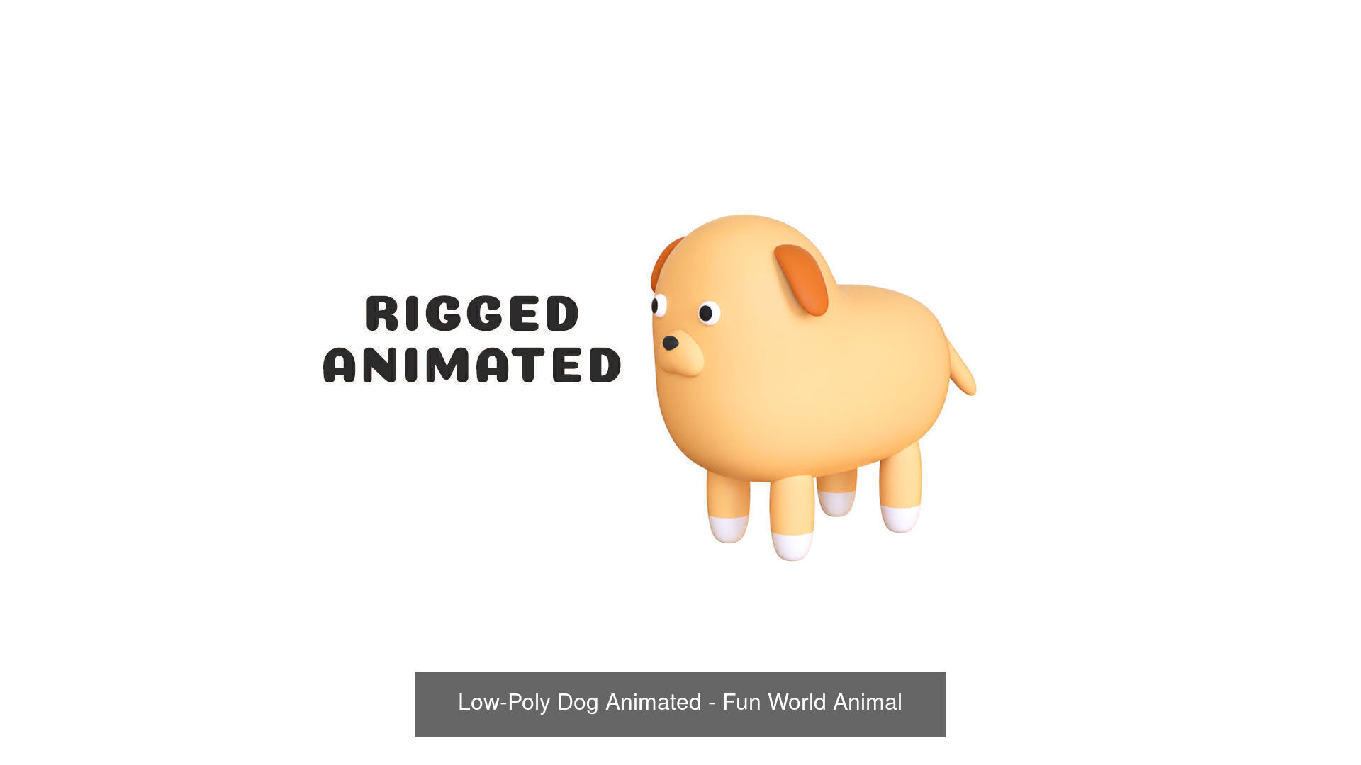 Fun World - Farm Animals Vol 1 3D Model Collection_16