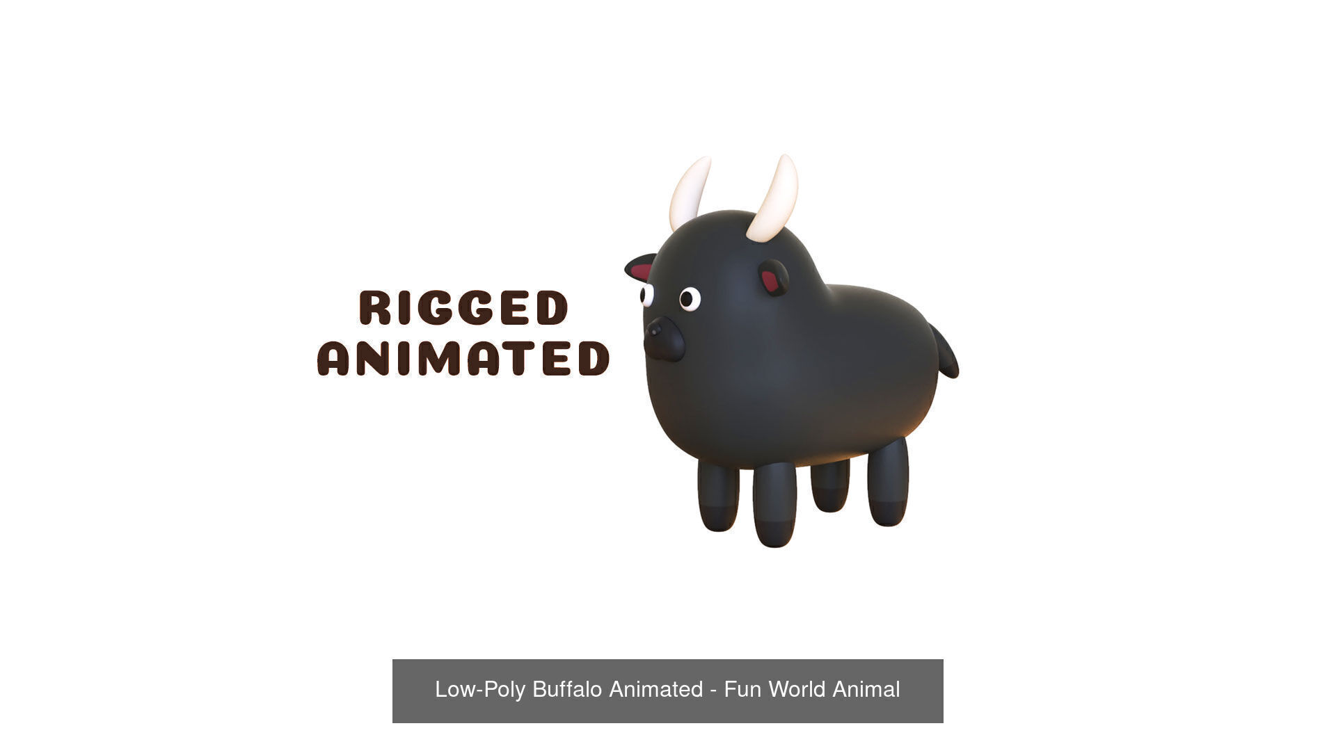 Fun World - Farm Animals Vol 1 3D Model Collection_13