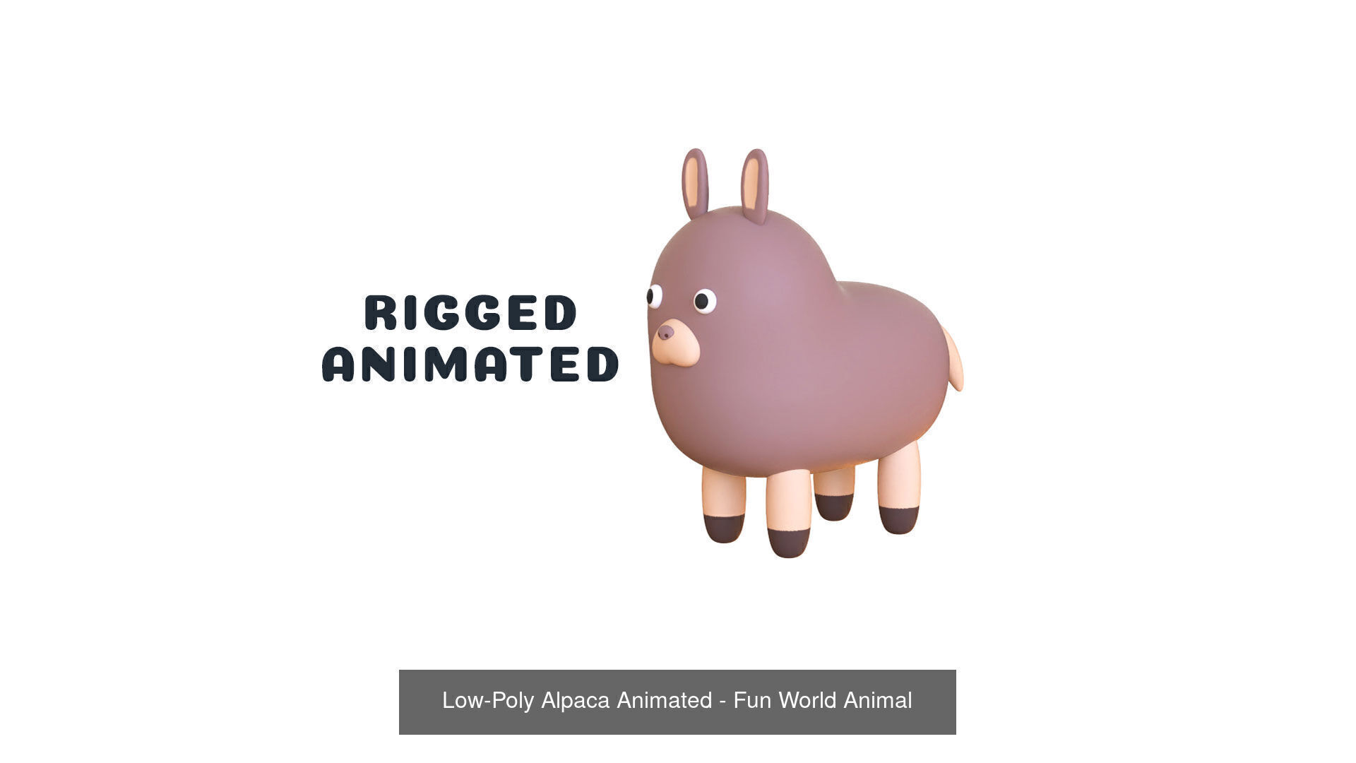 Fun World - Farm Animals Vol 1 3D Model Collection_12