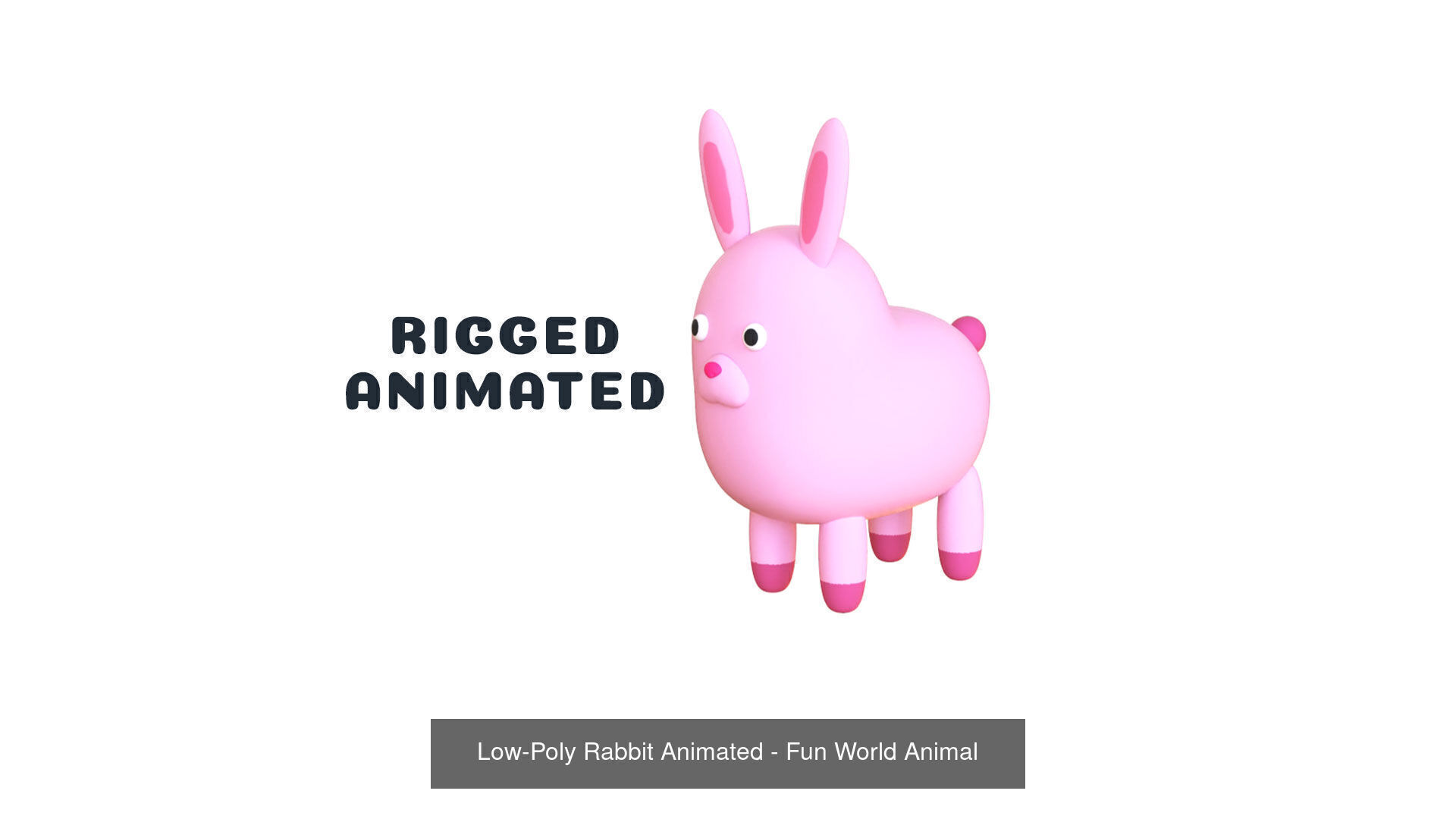 Fun World - Farm Animals Vol 1 3D Model Collection_21