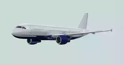Commercial Airplane Model 3D print model