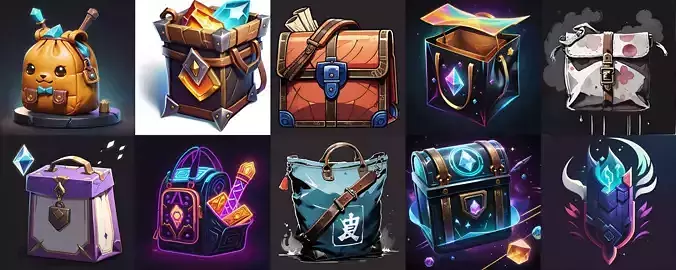 LootBag bundle 11 pack 100 fbx