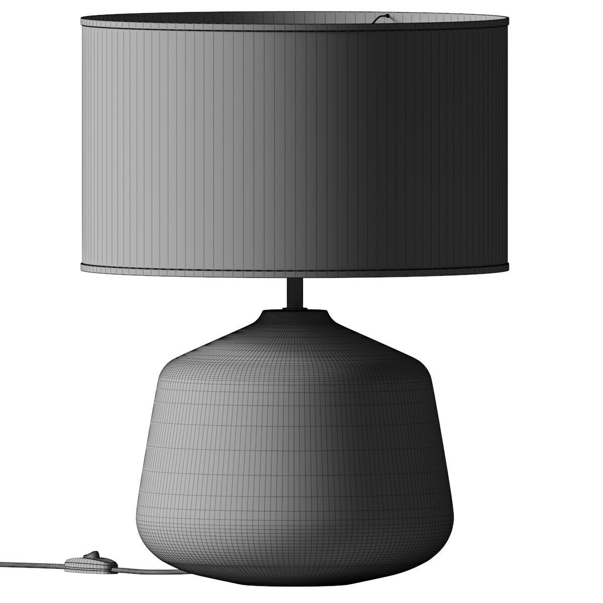 CERAMIC lamp by ZARA 3D model_2