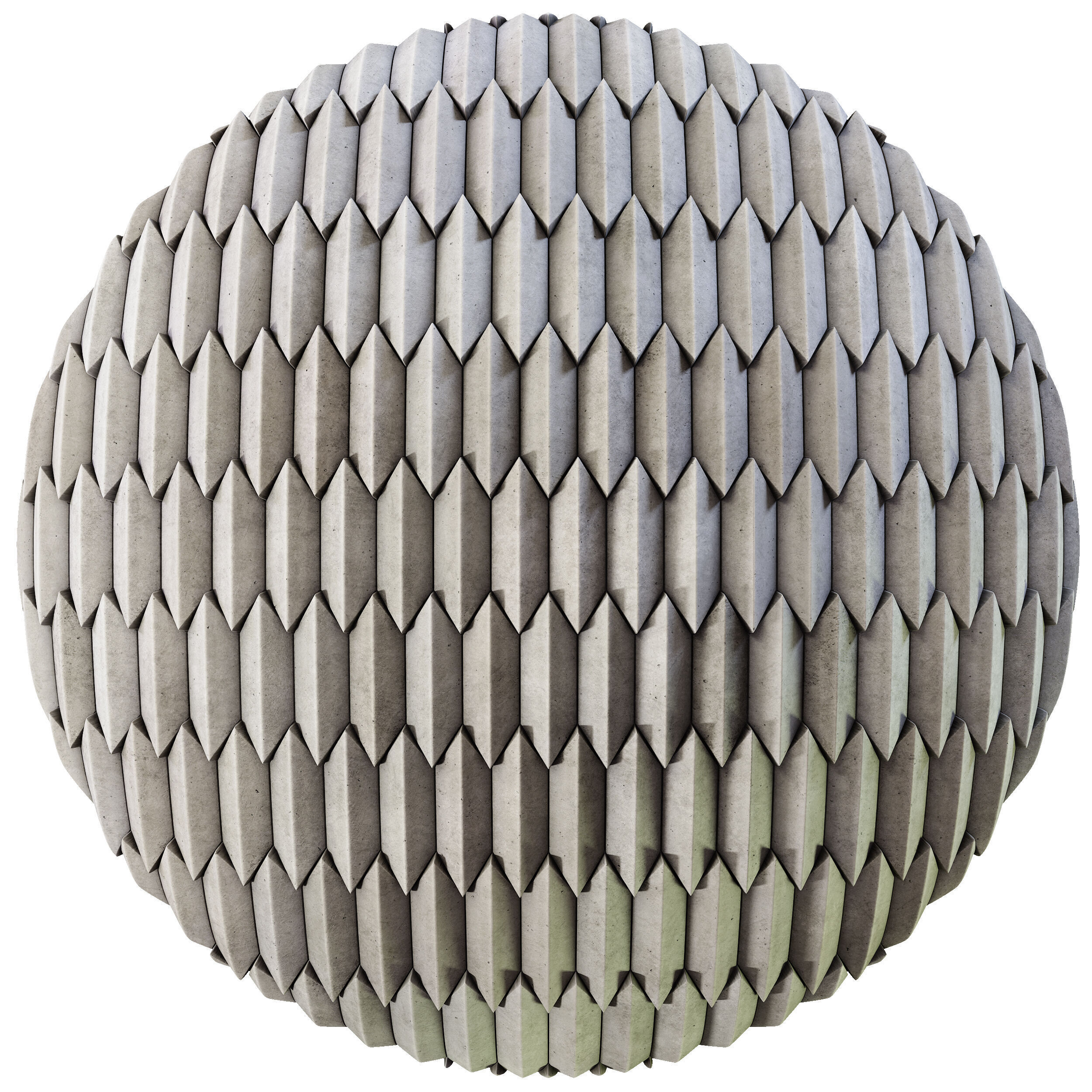 Concrete Acoustic Wall Panel - Seamless Texture_3