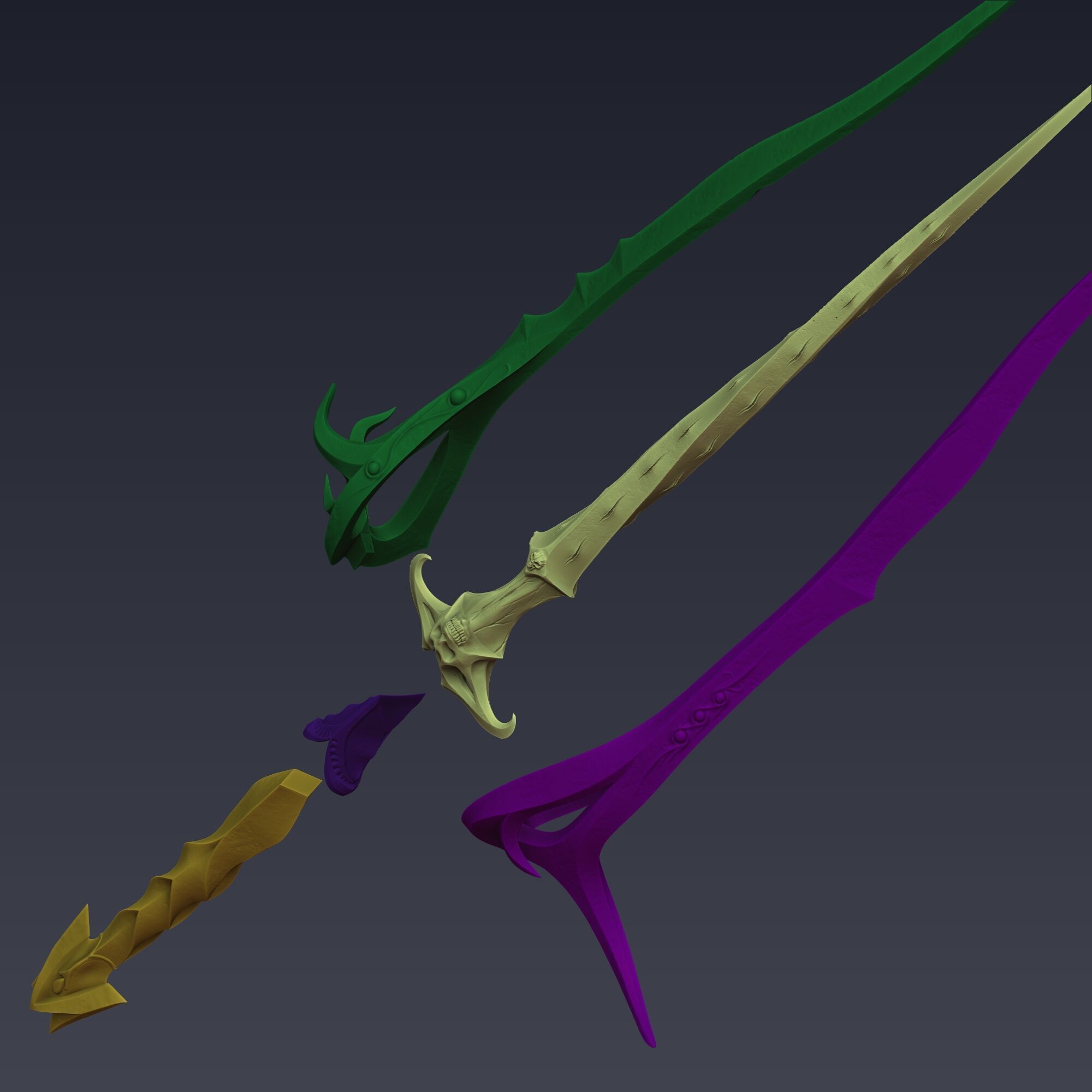 Rhapsody Dagger - 3D Model From Baldurs Gate 3 3D print model_7