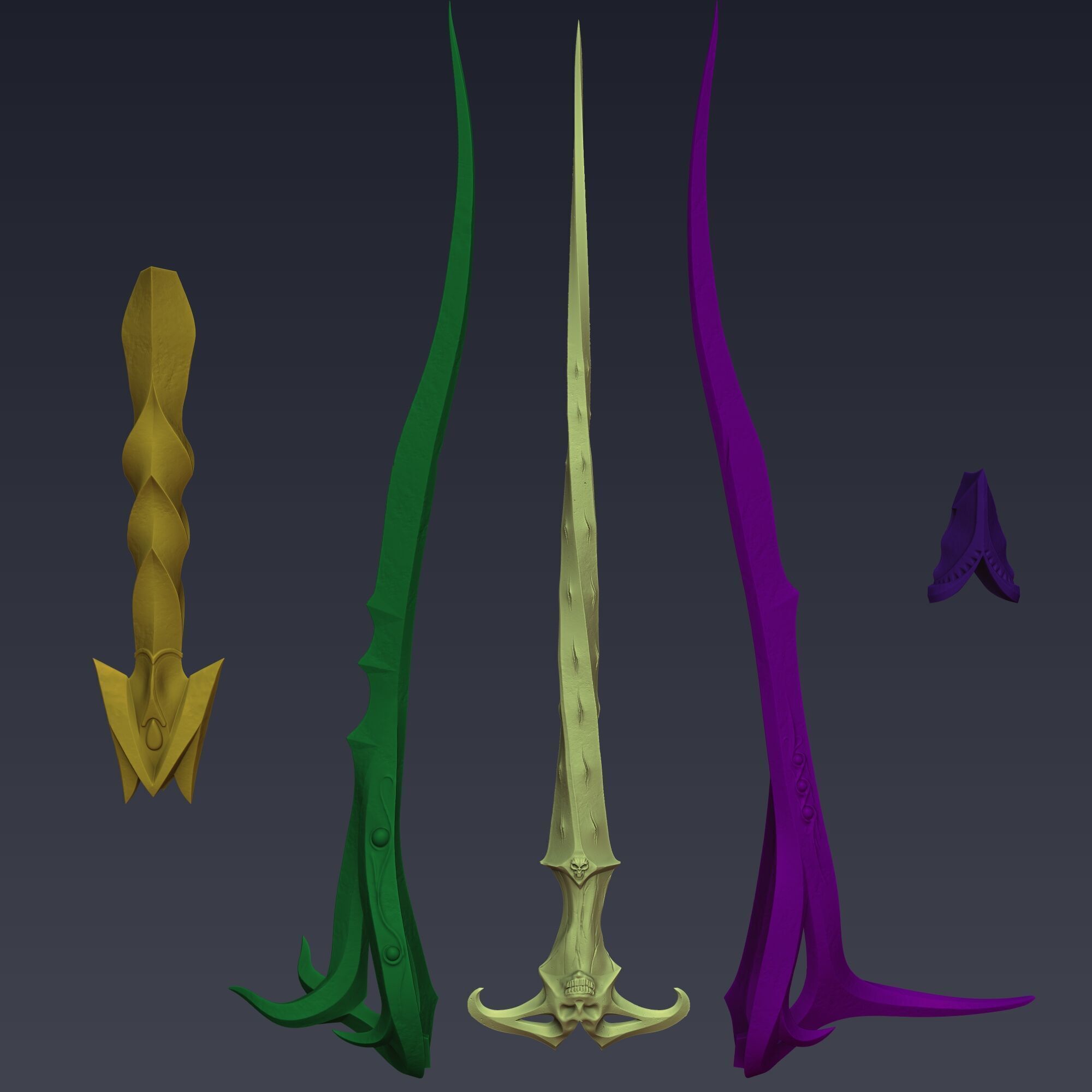 Rhapsody Dagger - 3D Model From Baldurs Gate 3 3D print model_8