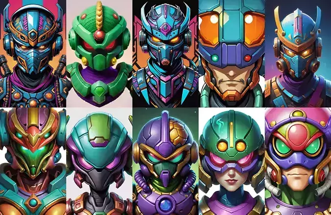 Helmet bundle 2 pack 100 obj