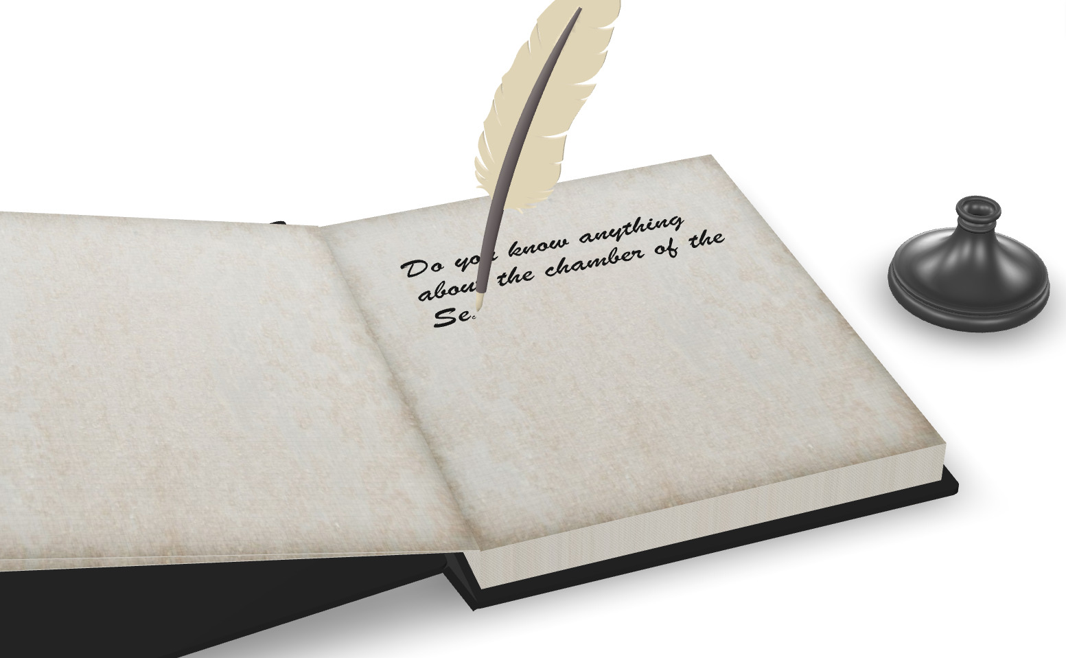 Tom Riddle diary animated 3D model_9