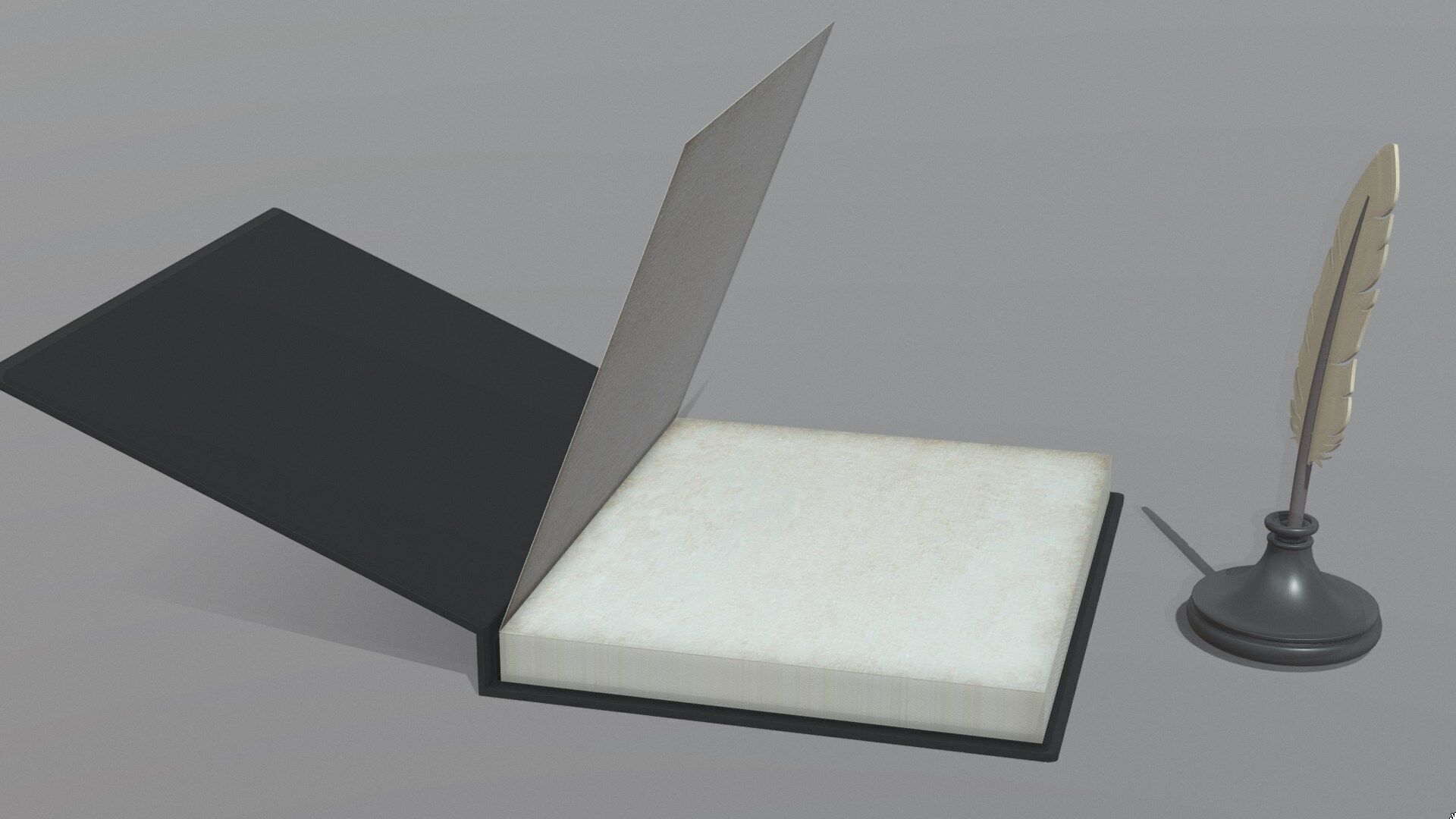 Tom Riddle diary animated 3D model_7