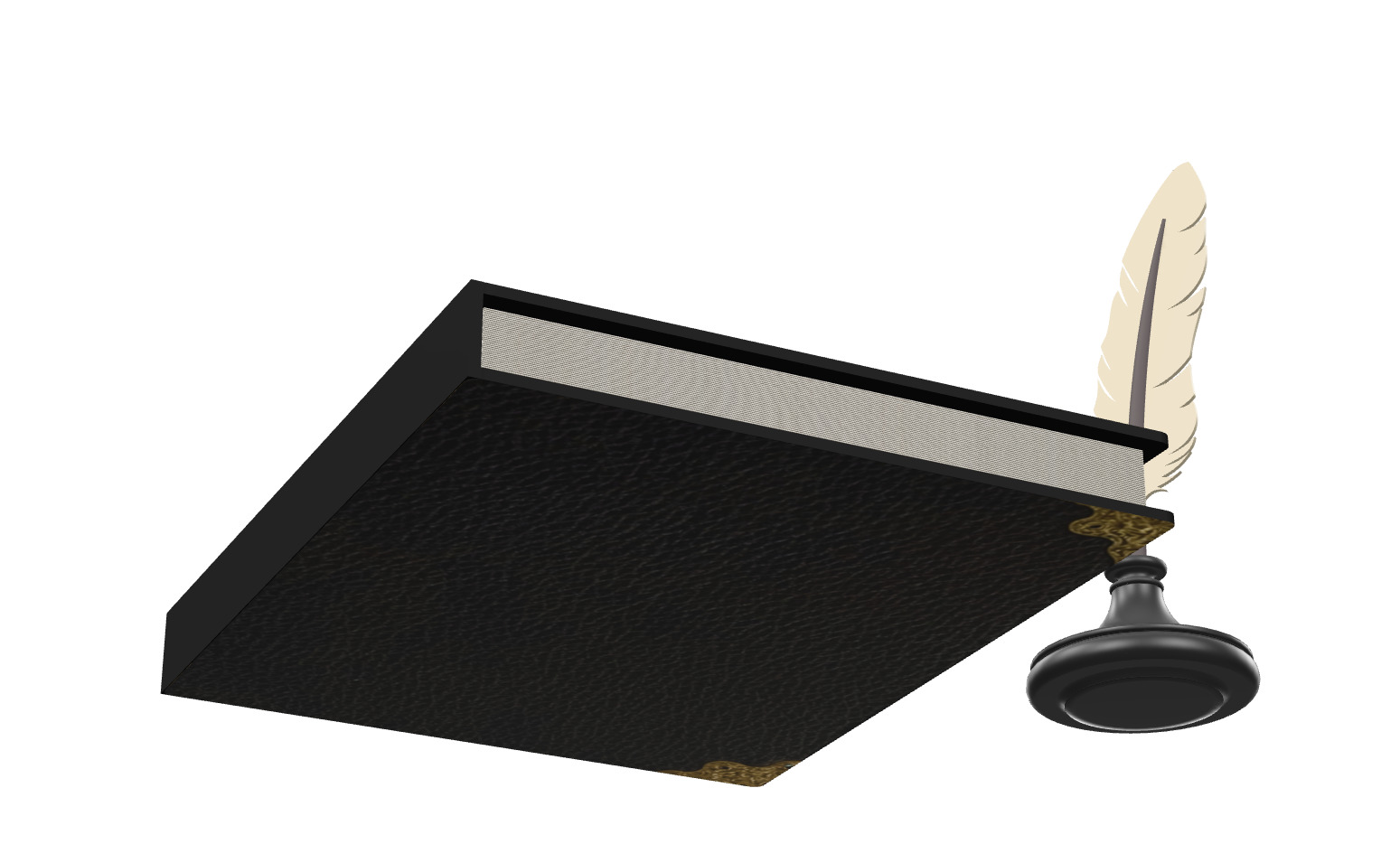 Tom Riddle diary animated 3D model_19