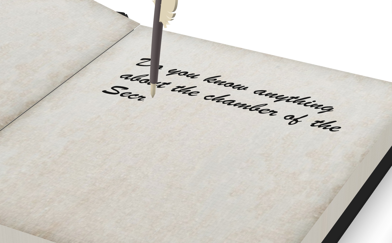 Tom Riddle diary animated 3D model_13