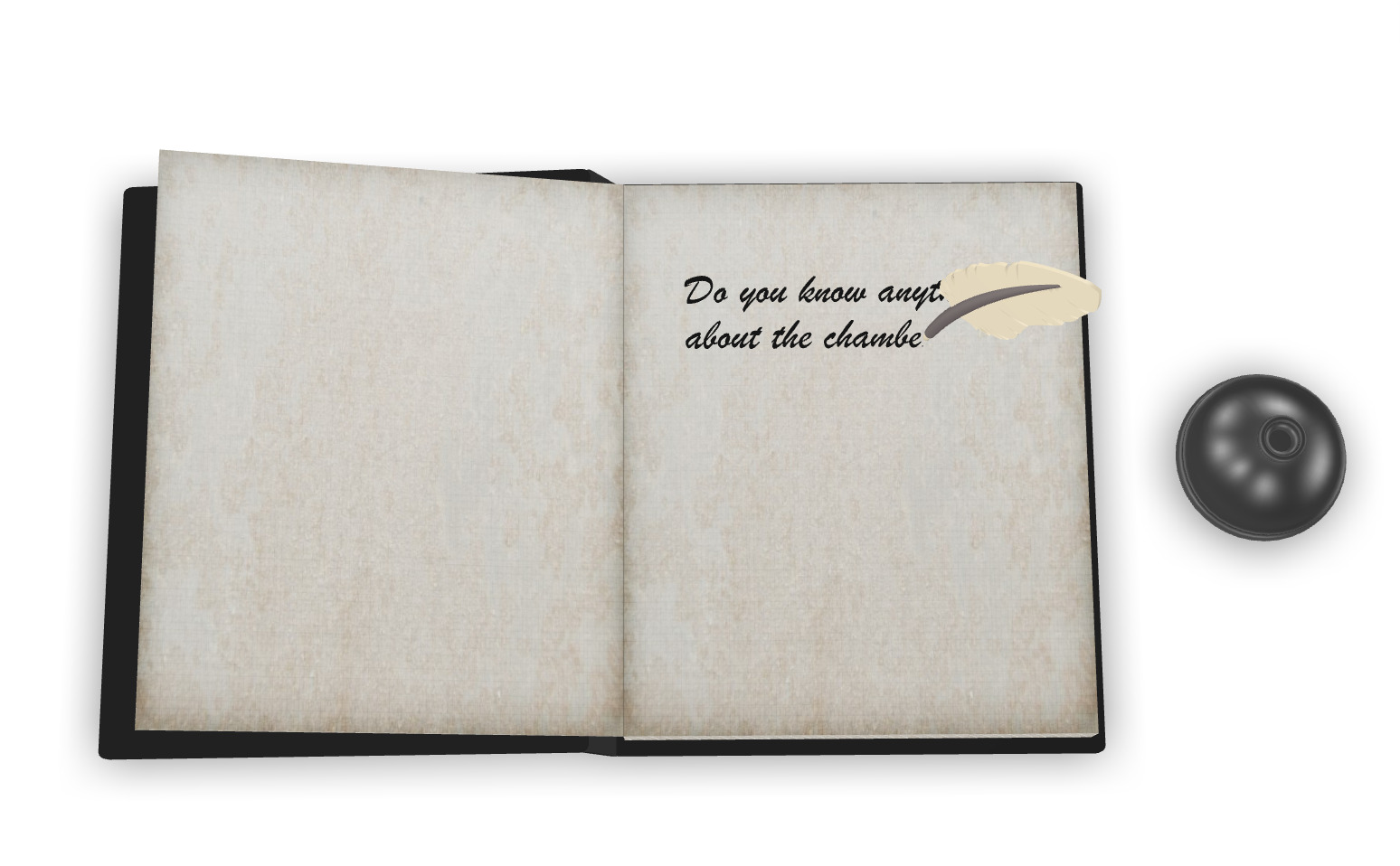 Tom Riddle diary animated 3D model_16